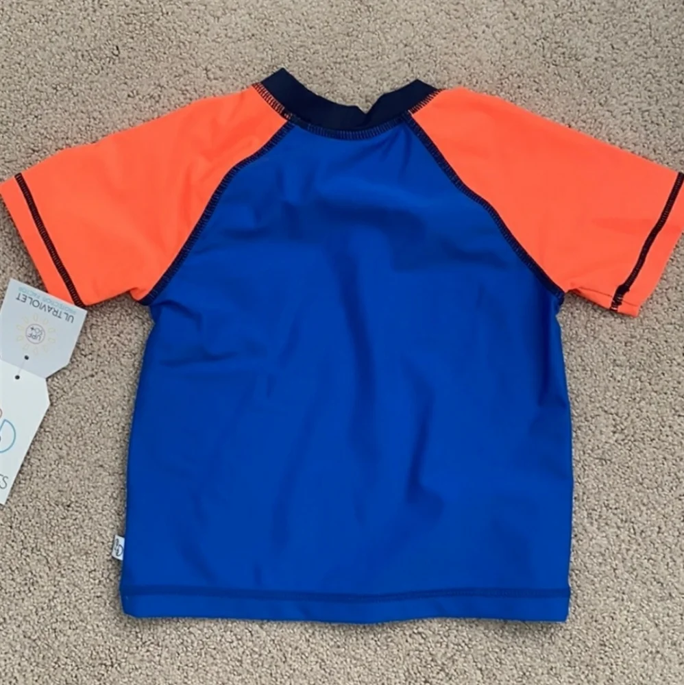 NWT Flapdoodles short sleeve rash guard 3T
